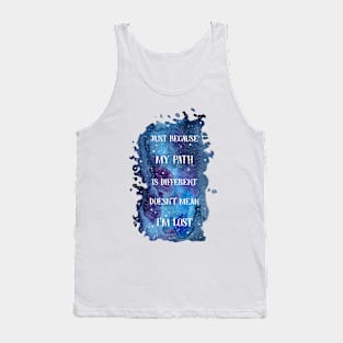 Lost - watercolor Tank Top